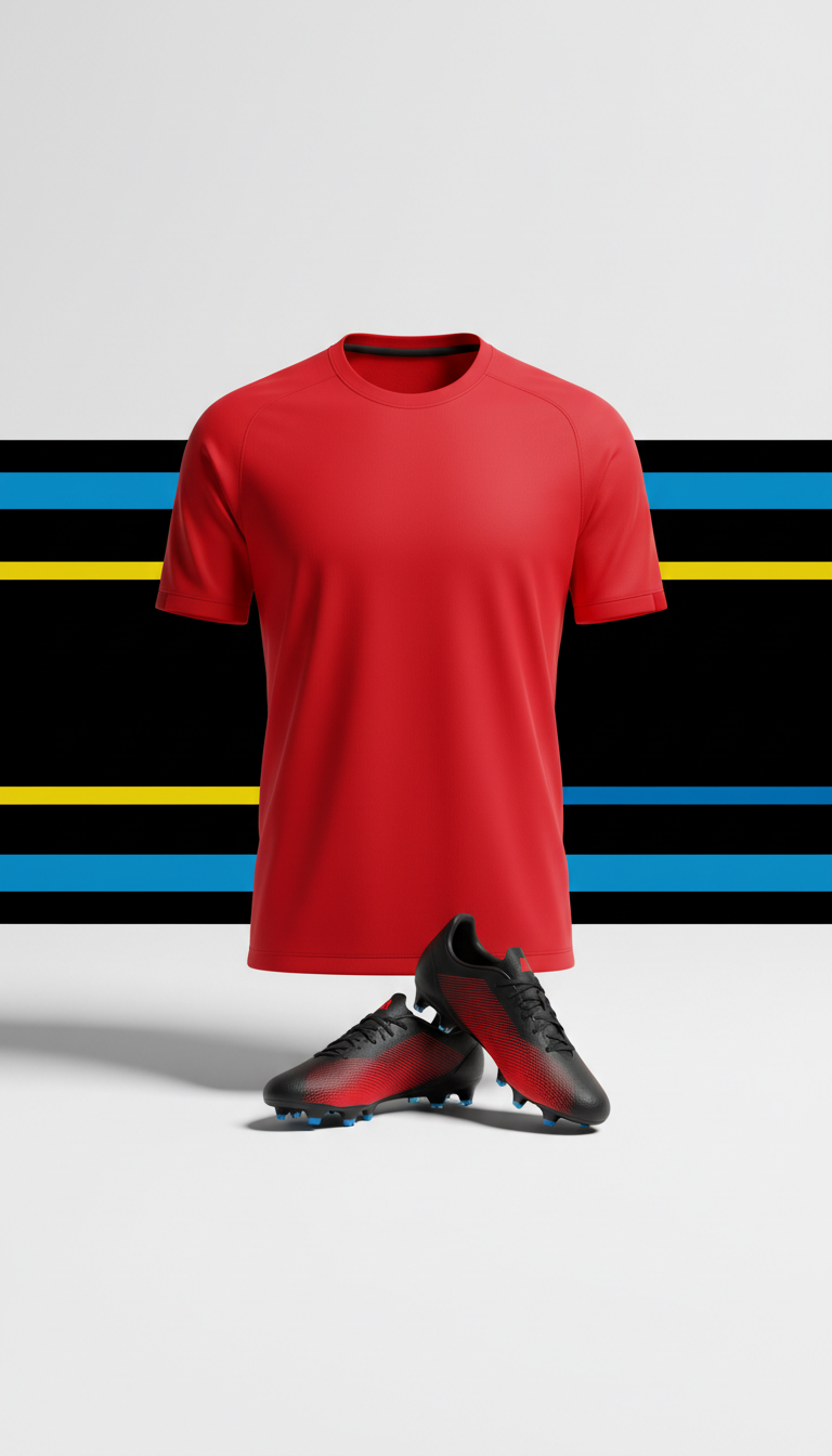 Vivid Red match jersey