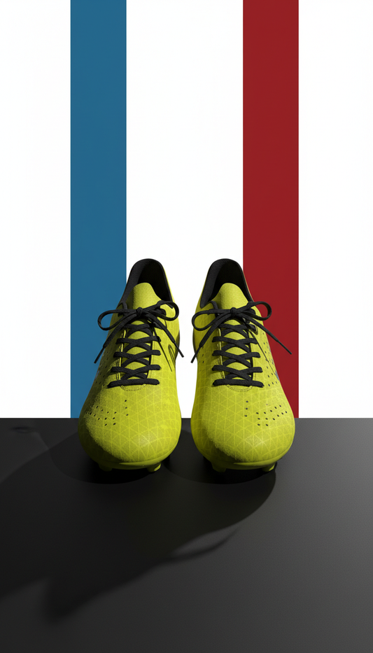 Electric Yellow technical soccer cleats